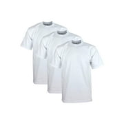 Pro Club Men's 3-Pack Heavyweight Cotton Short Sleeve Crew Neck T-Shirts