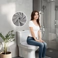 thumbnail image 7 of Toilet Tank and Lid Cover Set, Elastic Washable Bathroom Toilet Covers - Universal Stretch Polyester Protectors & Decor Accessories for Toilet Top and Tank Lid, 7 of 7