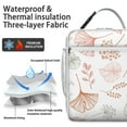 thumbnail image 2 of Rose Insulated Lunch Box Men Reusable Lunch Bag with Detachable Handle Lunch Tote Portable Bag Work Beach, 2 of 6