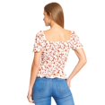 thumbnail image 3 of Blusa Mujer Con Resorte Blanco Flores Moda Casual Cómoda blanco M Incógnita 550365, 3 of 5