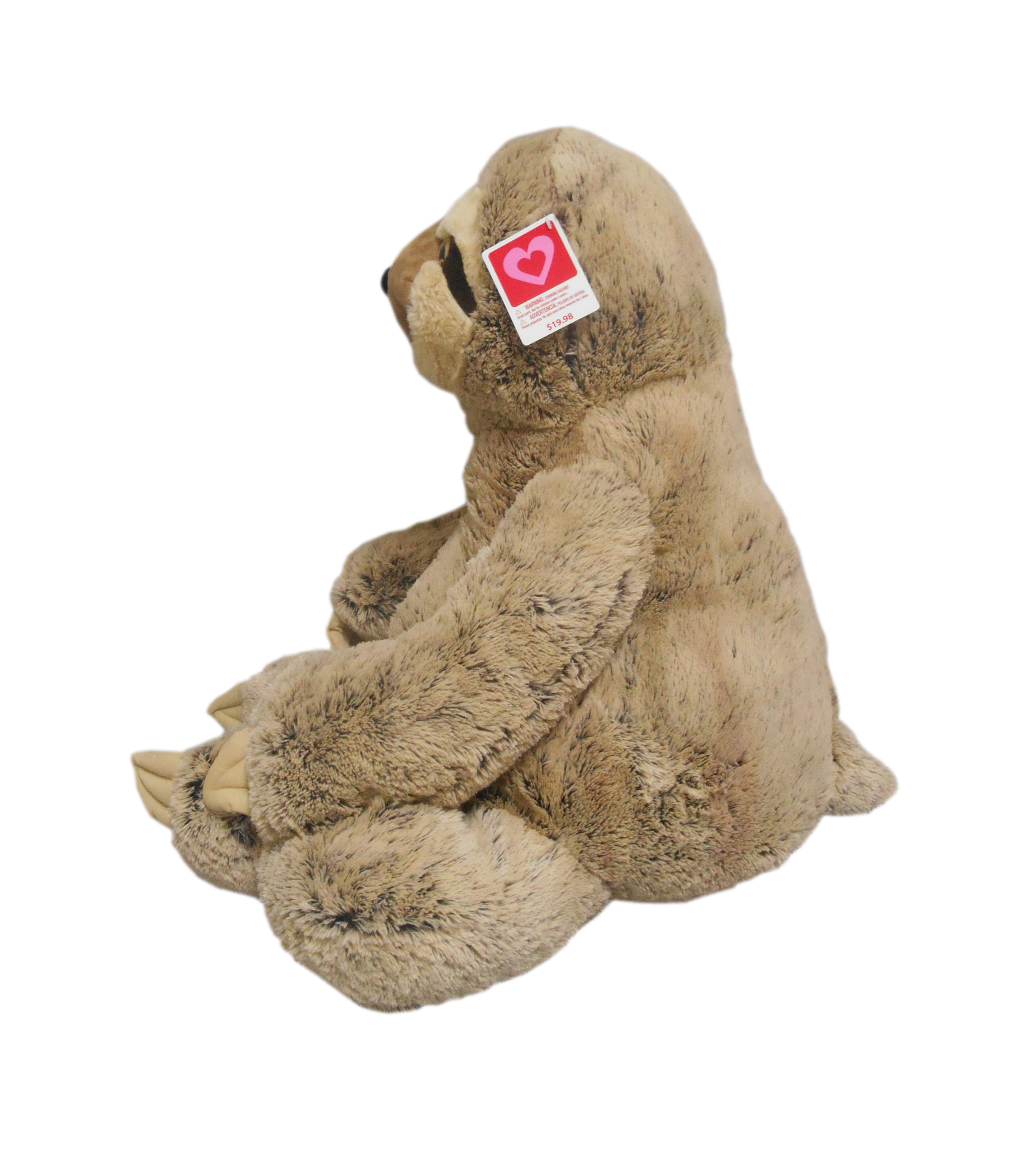 sloth valentine's day plush