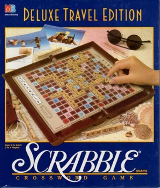 Scrabble Deluxe Travel Edition Funda de protección Negro 