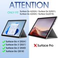 thumbnail image 2 of Funda con teclado y protector de pantalla para tablet Surface Go, 2 of 7