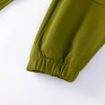 thumbnail image 4 of Cethrio Boys Cargo Sweatpants, Casual Relaxed Fit Elastic Waist Multi-pocket Athletic Pants Green Size 14, 4 of 5