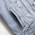 thumbnail image 4 of LZLER Veste en Jean Décontractée pour Hommes, Veste en Denim de Sport Déchirée, 4 of 6