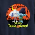 thumbnail image 3 of Trolls - Happy Trolloween Branch and Cloud Guy - Toddler & Youth Crewneck Fleece Sweatshirt, 3 of 5