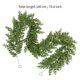 thumbnail image 3 of Guirnalda Navideña Norfolk Fork de Plástico Verde Artificial Natural de 180 Cm (70,9 Pulgadas) para Decoración Del Hogar | Incluye 1 Rama Larga, 3 of 6