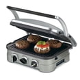 thumbnail image 1 of Prensa Panini Cuisinart GR-4NP1 5 en 1 de acero inoxidable, 1 of 6