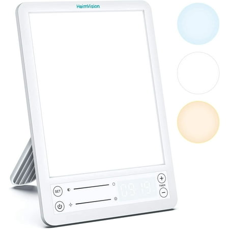 HeimVision Apollo 200 Light Therapy Lamp, UV-Free 10000 Lux LED Light, Simulation Natural Therapy Sun Lamp, Touch Control, Stepless Brightness Level, Timer Function for Home/Office Use