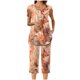 thumbnail image 2 of Blusas de Manga Corta para las Mujeres Casual Cuello Redondo, Pantalones de Moda Traje de Pijamas para Uso Diario Y Casero, 2 of 6