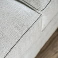 thumbnail image 3 of Furniture of America Hanson Transitional Fabric Nailhead Loveseat in Gray, 3 of 6