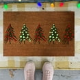 thumbnail image 3 of Custom Christmas Tree Red Truck Door Mat - Festive Holiday Rug for Home Entryway Decoration, 3 of 4