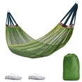 thumbnail image 1 of Wosthever Hamaca portátil para acampar al aire libre, de red de nailon súper suave y transpirable. carpas verde, 1 of 5