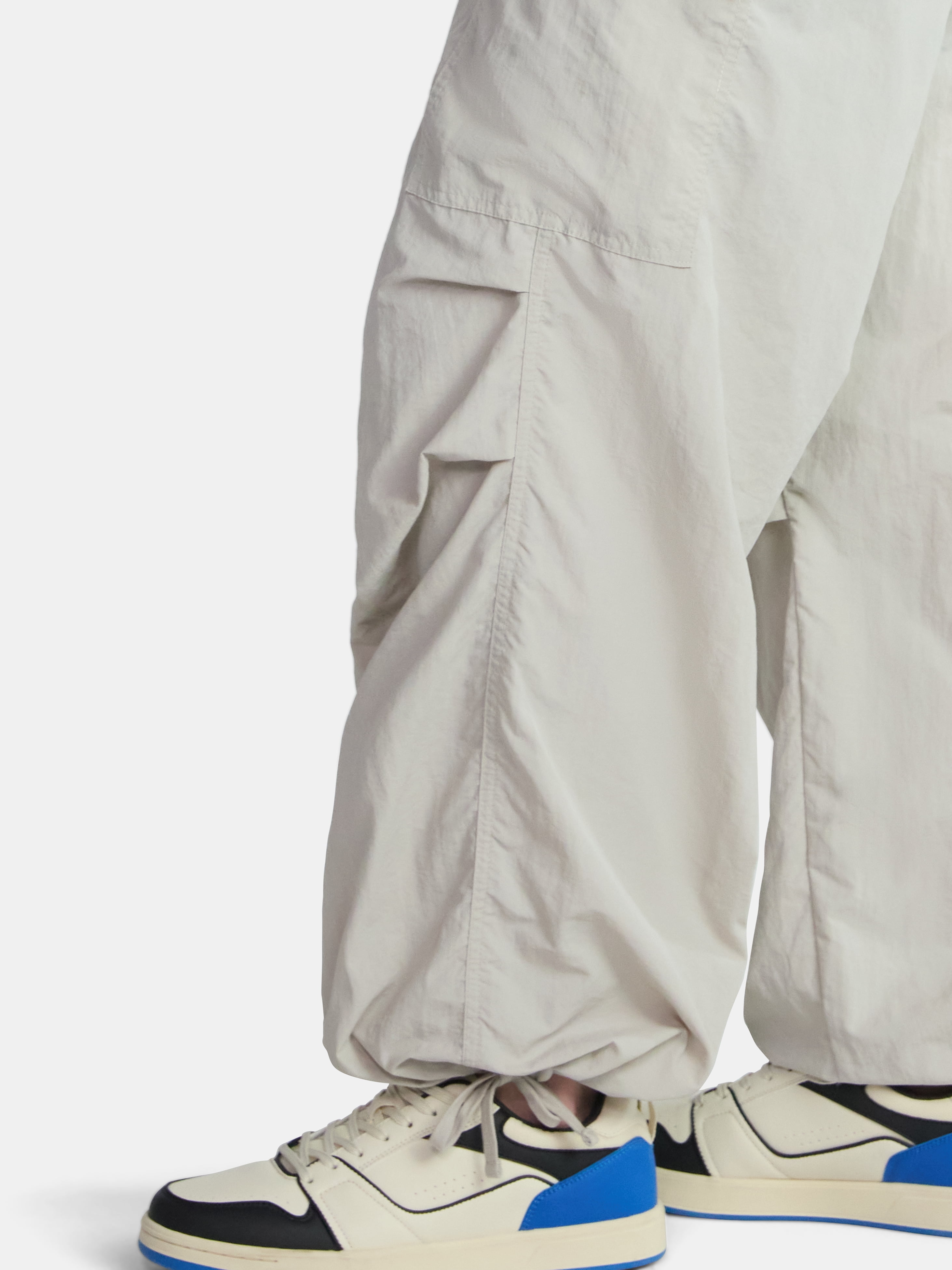 No Boundaries Nylon Parachute Cargo Pants, Men's & Big Men's