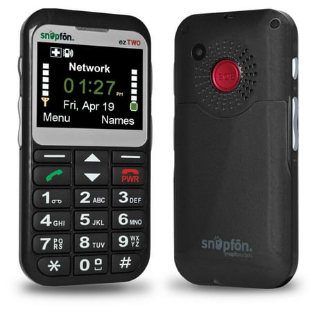 Snapfon ezTWO 3G Big Button Cell Phone for Seniors with SOS (Best Big Button Mobile)