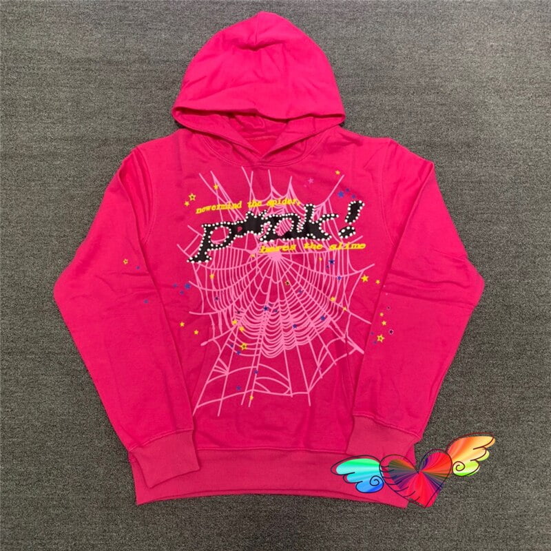 2022 Red Sp5der 555555 Hoodie Men Women 1:1 High Quality