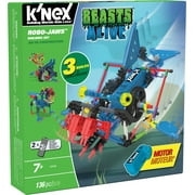 K'NEX - Beasts Alive Robo-Jaws Building Set - 136 Parts - Ages 7 - Engineering Educational Toy