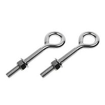 Eye Bolts - Stainless Steel Type 316 - Welded - 5/16" x 4" - 2 Pack