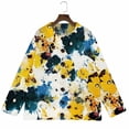 thumbnail image 7 of Kaondbfi Women's Cardigan, Open Front Cardigans Cute Flower Print Sweaters Crew Neck Button Down Trendy Fall Tops Coat Winter Clothing for Women, 7 of 7