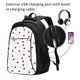 thumbnail image 2 of Disketp Ladybugs Flying On Dotted Route Mochila de Viaje Estampada para Laptop con Puerto de Carga USB, Mochila Impermeable para Computadora – Regalo para Hombres y Mujeres, 2 of 7
