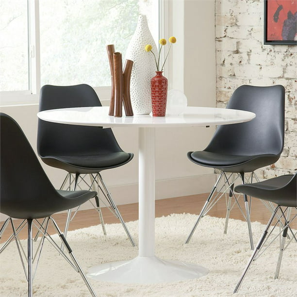 Bowery Hill Modern 40 Round Dining, Modern Round Pedestal Dining Table