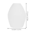thumbnail image 2 of Tineasur Rectangular Lampshade White PE Plastic Waterproof Bathroom Light 1Set, 2 of 8