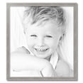 thumbnail image 2 of ArtToFrames 28" x 31" Classic Silver Picture Frame, 28x31 inch Silver Wood Poster Frame (WOM-4926), 2 of 7
