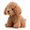 Teddy dog light brown, variant on Realistic Curly‑Fur Teddy Dog Plush Toy, Lifelike Brown Poodle Stuffed Animal Doll, Soft Puppy Plushie for Kids Pet Lovers Home Decor Birthday Gift