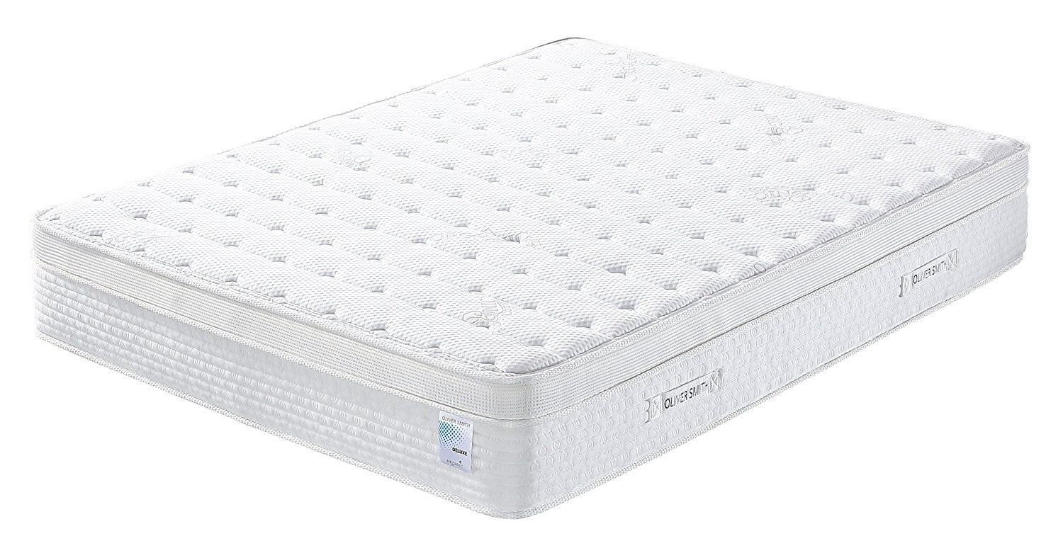 Oliver Smith 12" Deluxe Sleep Plush w/ Cool Memory Foam & Pocket Spring Mattress Full Size