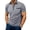 Light Gray, variant on CHENHANN Men's Polo Shirt Short Sleeve Button Down T Shirts Lightweight Grey Shirts Men