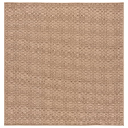 SAFAVIEH Atrium Sisal Bristol Solid Indoor/Outdoor Area Rug, Beige, 6'7" x 6'7" Square