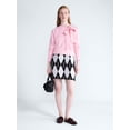thumbnail image 2 of Free Assembly Women's and Women's Plus Bow Neck Sueded Terry Sweatshirt, Sizes XS-4X, 2 of 4