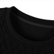 thumbnail image 4 of Blusas y camisas de manga larga con cuello redondo para hombre, sudadera con capucha informal de cuadros de color liso con cuello redondo, blusa de poliéster para hombre, 4 of 7