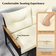 thumbnail image 5 of Gymax Set Of 8 Patio Furniture Set w/Tempered Glass Coffee Table PE Wicker Rattan Chairs, 5 of 6