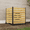 55"x38.5"W (2 Panels), variant on Resenkos72.8"H x 38.5"W(1 Panel) Cedar Wood Privacy Screen, Outdoor Privacy Walls, Privacy Wood Fence, Metal And Wood, Black And Natural