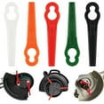 thumbnail image 1 of Cuchillas para cabezal de desbrozadora, accesorios de jardinería, herramientas de fácil instalación, reemplazo con plástico de alta resistencia y confiabilidad segura, 1 of 5