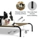thumbnail image 2 of Cama para perros, grande, elevada, con refrigeración exterior, marrón, 2 of 7