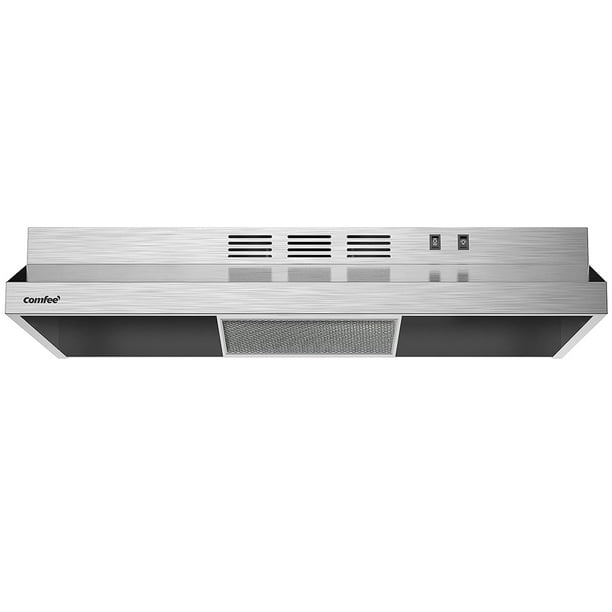 Campana extractora Comfee' CVU30W2AST con o sin ductos, 200 CFM, 30 cm