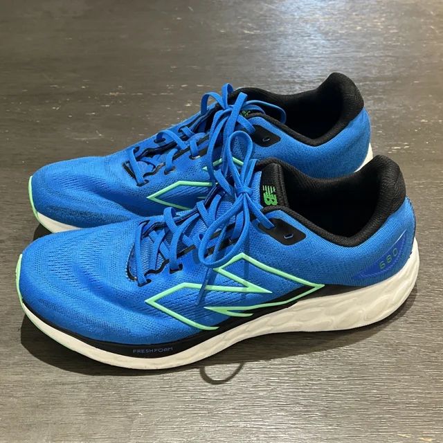 New Balance Fresh Foam 680 v8 Running Sneakers Shoes Men 13 Blue M680LB8