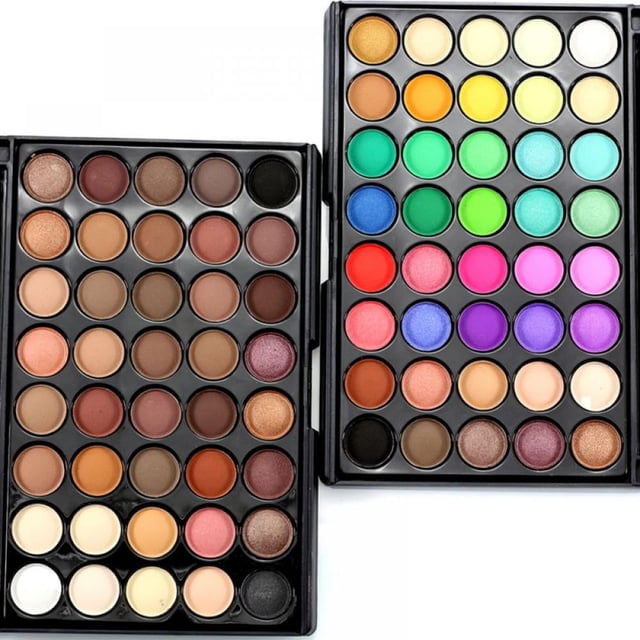 HLONK 40 Color Matte Eyeshadow Cream Eye Shadow Makeup Palette Shimmer Cosmetic