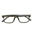 thumbnail image 4 of 3 Packs Unisex Square Frame Blue Light Blocking Computer Reading Glasses Readers for Men Women +3.50, 4 of 6