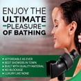 thumbnail image 5 of Adjustable Shower Head Holder, Wall-Mounted Handheld Shower Bracket, Universal Fit for Most Shower Hoses, Suction Or Screw Mount, Chrome by Goohae, Black 8*4, 5 of 7