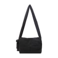 thumbnail image 2 of Bolso bandolera acolchado de nailon para mujer – Bolso cruzado de color liso para ir al trabajo, bolso pequeño de gran capacidad para guardar artículos esenciales diarios., 2 of 6