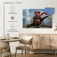 thumbnail image 5 of Elephant Stock When Pigs Fly I Wall Art - Horizontal Canvas Wall Art - Living Room Wall Decor - Animal Canvas - Red And Yellow Decor By Lucia Heffernan - 24" x 16", 5 of 8