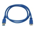 thumbnail image 1 of PENGXIANG Blue SuperSpeed USB 3.0 Type A Male to Micro B Male Cable 0.5m 1m 1.8m, 1 of 10