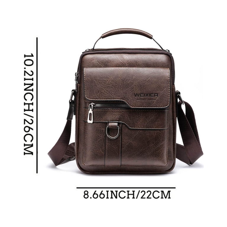 men's casual leather business travel shoulder bag Small Bag, Genuine Bag, Retro lightweight Cross Body Everyday Satchel for Sport Hiking : Clothing, Shoes & Jewelry A modern all The 9 Best Leather Messenger