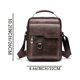 thumbnail image 2 of Bolsa de hombro vintage de cuero para hombres, bolso casual de negocios para hombres, regalo del Día del Padre / Aniversario, Bolso de hombro de cuero sintético vintage Weixier, Café, 2 of 2