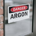 thumbnail image 4 of (2 Pack) Argon OSHA Danger Sign 10 Inch X 7 Inch Vinyl Label Decal Sticker Weather Resistant, UV Protected for Workplace, Business, and Construction Site, Made in the USA, 4 of 7