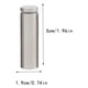 thumbnail image 5 of Scienceny Tornillo publicitario Hueco de alto brillo Diseño aerodinámico Espejo de vidrio Clavo Tuerca ligera Perno Soporte para colgar en la pared 12x20 Herramientas y ferretería 19x50mm Scienceny TO008095-23B, 5 of 6