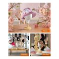 thumbnail image 3 of Wig Stand Mannequin HeadHat Display Stand Linen Wig Holder, Canvas Dome + Detachable Wood Stand for Wigs,Hats,Caps, 3 of 5